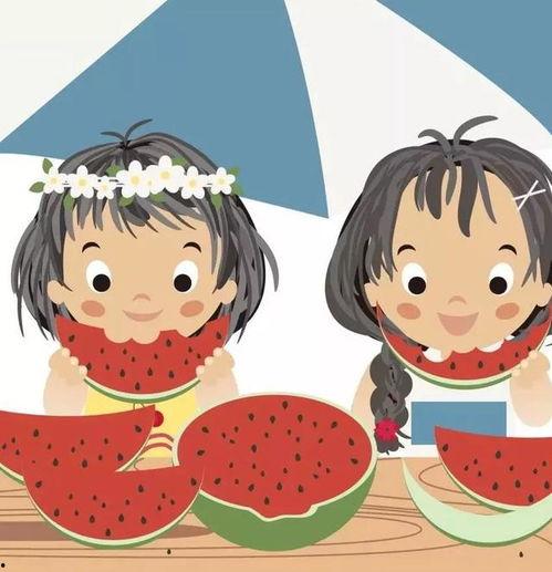 网红吃瓜动漫图片头像高清,动漫头像下的美食诱惑